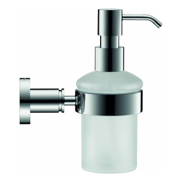 Duravit 99161000 -Seinale kinnitatav seebidosaator D-CODE 390 ml matistatud klaas/läikiv kroom