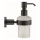 Duravit 99164600 - Seinale kinnitatav seebidosaator D-CODE 390 ml piimjas klaas/matt must