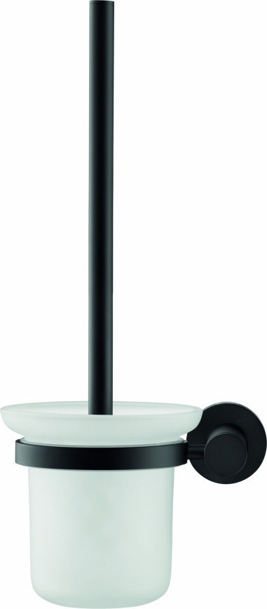 Duravit 99274600 - D-CODE seinale paigaldatav WC-hari, mattmust