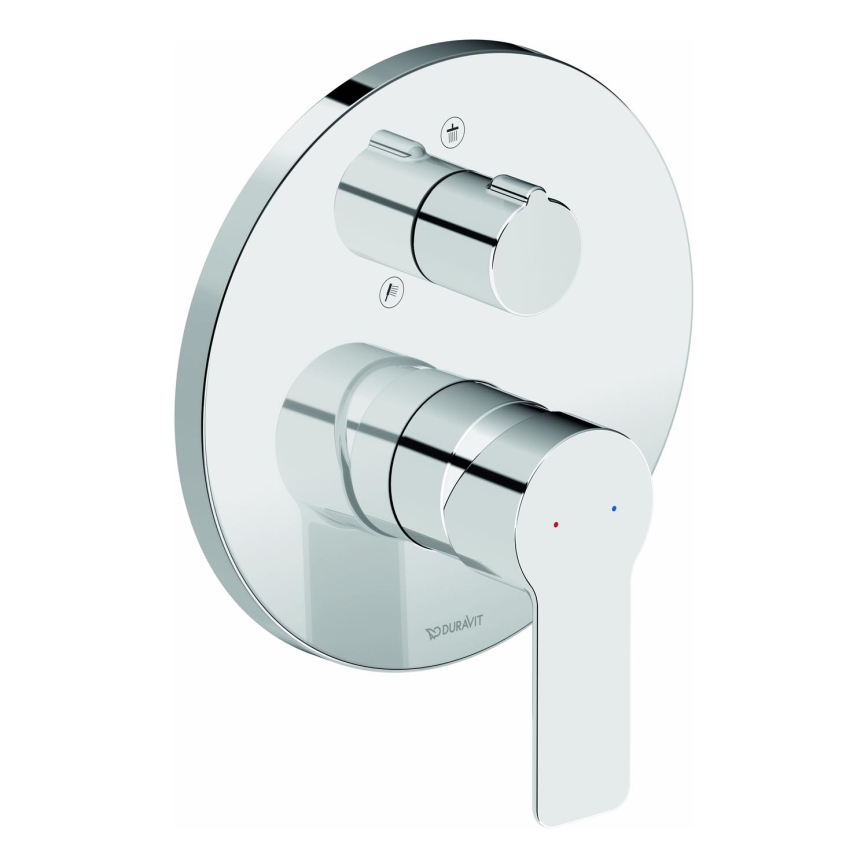 Duravit DC4210012010 - D-CODE seinasisene dušisegisti, läikiv kroom