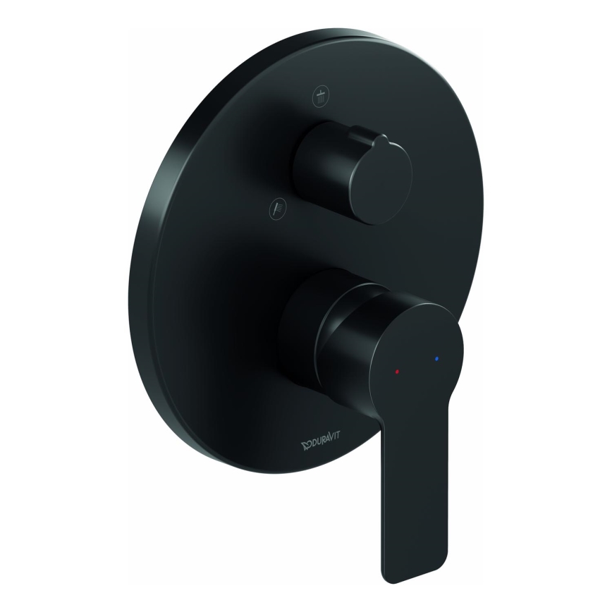 Duravit DC4210012046 - D-CODE dušisegisti peidetud paigalduseks, mati must