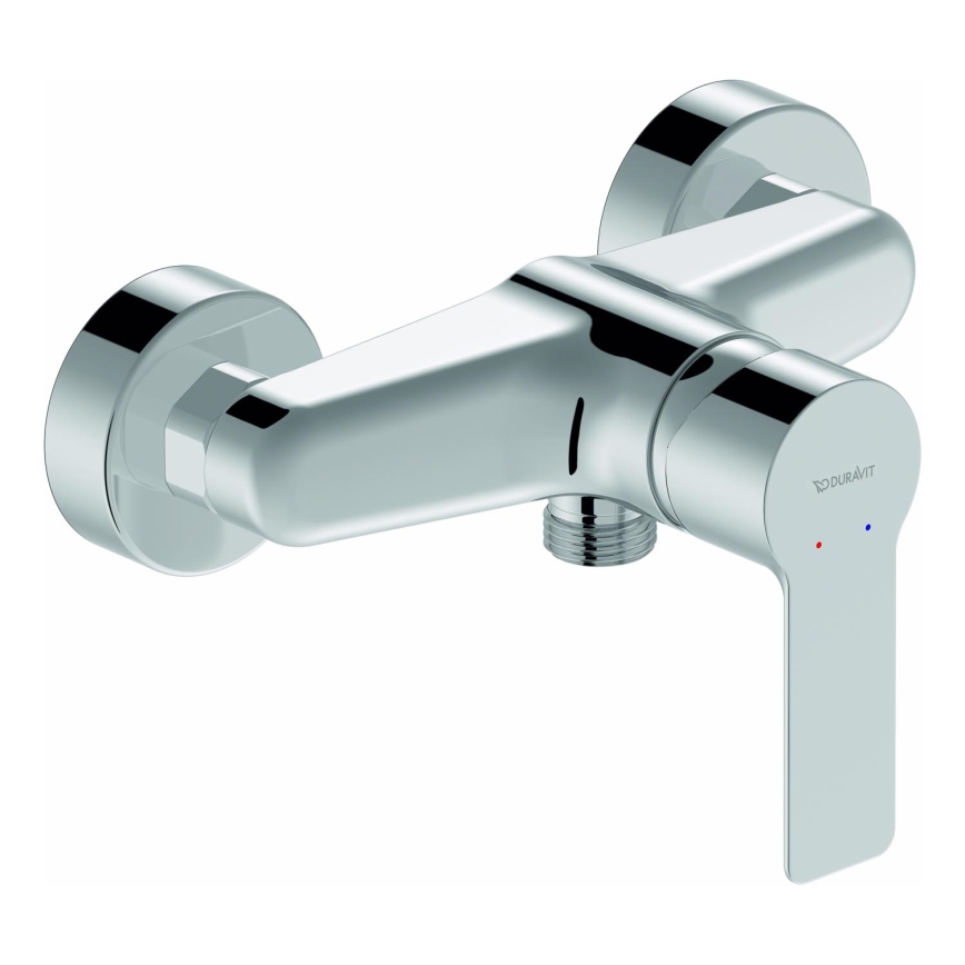Duravit DC4230001010 - D-CODE seinale paigaldatav bidee segisti, läikiv kroom