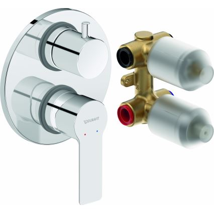 Duravit DC5210008010 - D-CODE dušisegisti peitpaigaldamiseks, läikiv kroom