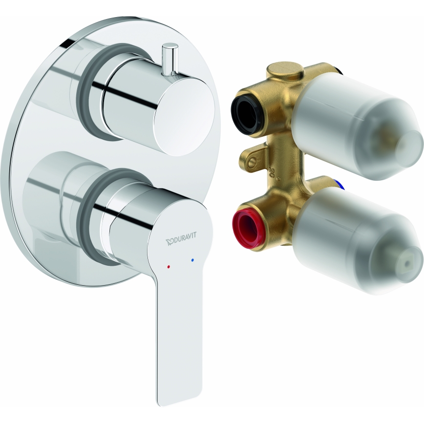 Duravit DC5210008010 - D-CODE dušisegisti peitpaigaldamiseks, läikiv kroom