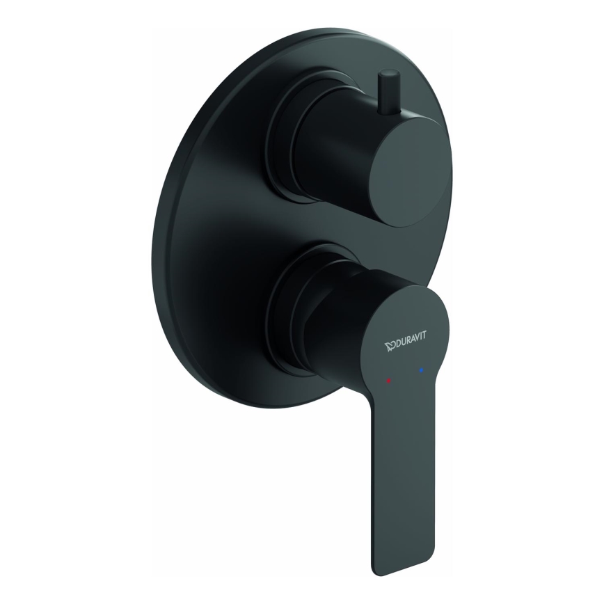 Duravit DC5210008046 - D-CODE dušisegisti peitpaigalduseks, mati must