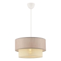 ECHO laelamp 1xE27/60W/230V beež/pruun