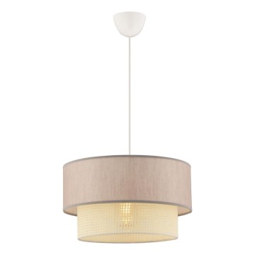 ECHO laelamp 1xE27/60W/230V beež/pruun