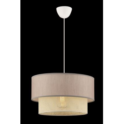 ECHO laelamp 1xE27/60W/230V beež/pruun