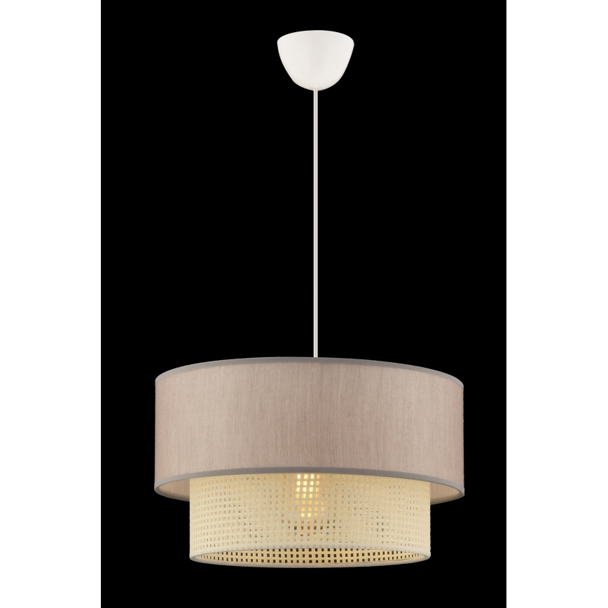 ECHO laelamp 1xE27/60W/230V beež/pruun