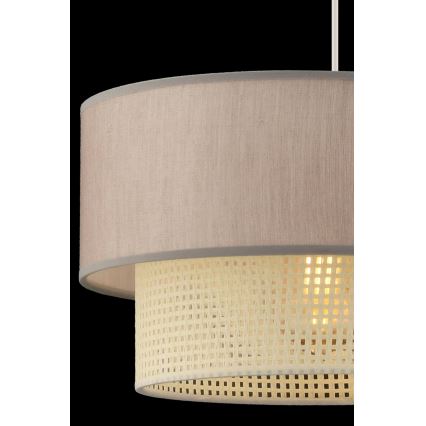 ECHO laelamp 1xE27/60W/230V beež/pruun