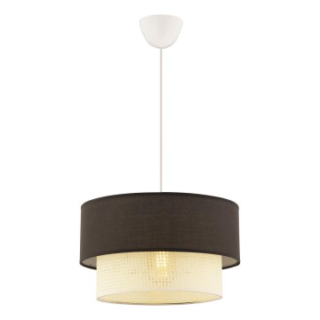 ECHO laelamp 1xE27/60W/230V pruun/kreem