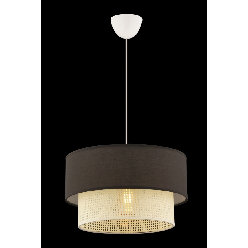 ECHO laelamp 1xE27/60W/230V pruun/kreem