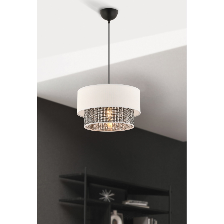 ECHO Ripplamp 1xE27/60W/230V kreem/hall