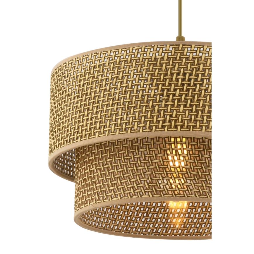 ECHO ripplamp 1xE27/60W/230V pruun
