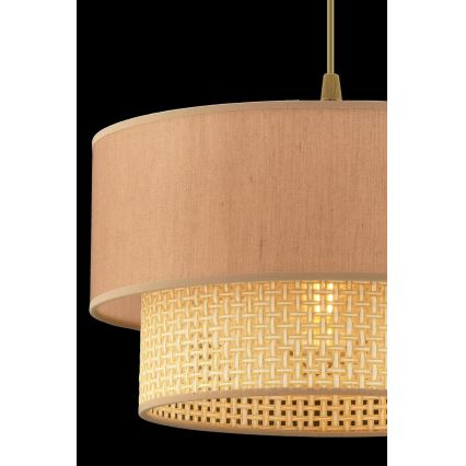 ECHO rippvalgusti 1xE27/60W/230V beež