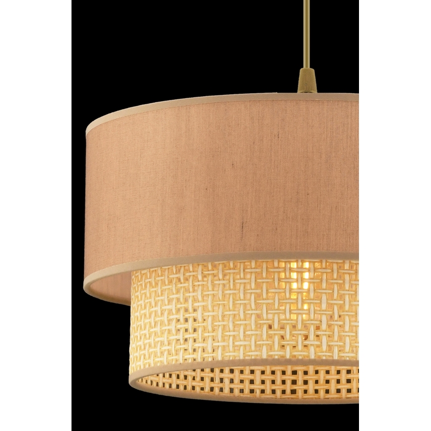 ECHO rippvalgusti 1xE27/60W/230V beež