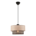 ECHO riputatav lamp 1xE27/60W/230V beež/hall