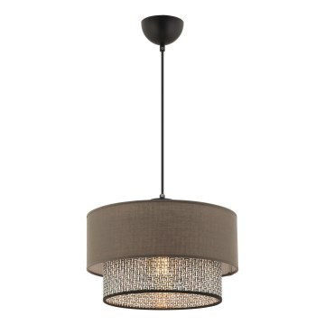 ECHO riputuslamp 1xE27/60W/230V pruun/hall