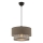 ECHO riputuslamp 1xE27/60W/230V pruun/hall