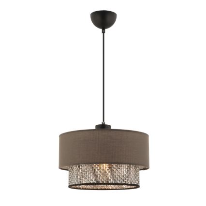 ECHO riputuslamp 1xE27/60W/230V pruun/hall