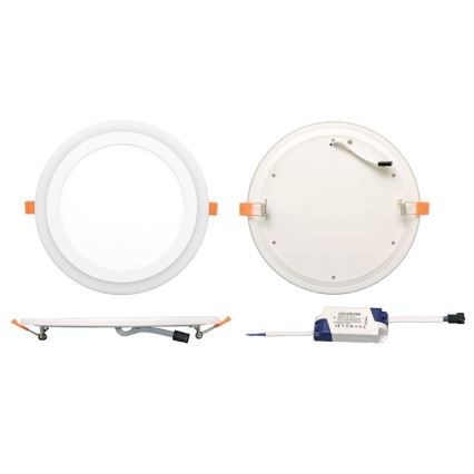 LED Ripplaevalgusti DUO LED/18W/230V + LED/6W