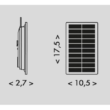 LED Päikesepaneel riba 3,7V 2400 mAh 5 m IP65