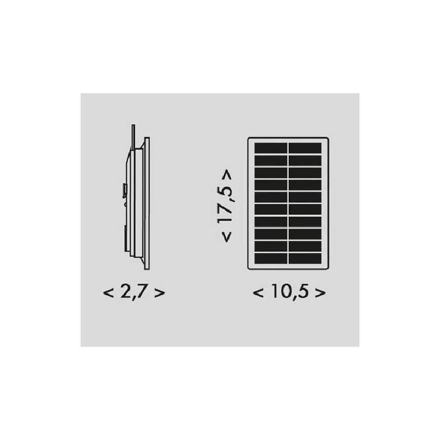 LED Päikesepaneel riba 3,7V 2400 mAh 5 m IP65