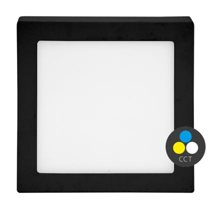 LED Laevalgusti RAFA LED/18W/230V 3000/4000/6000K 22x22 cm must