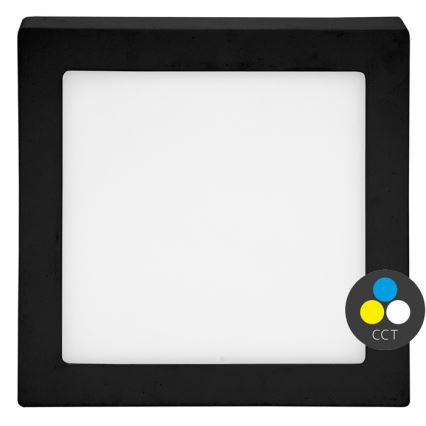 LED Laevalgusti RAFA LED/25W/230V 3000/4000/6000K 30x30 cm must