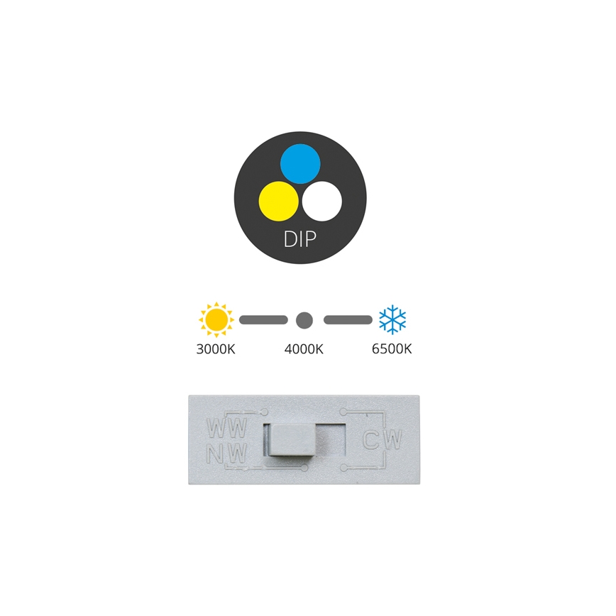 LED Süvistatav valgusti vannituppa TONY LED/24W/230V 3000/4000/6500K 17x17 cm IP44 valge