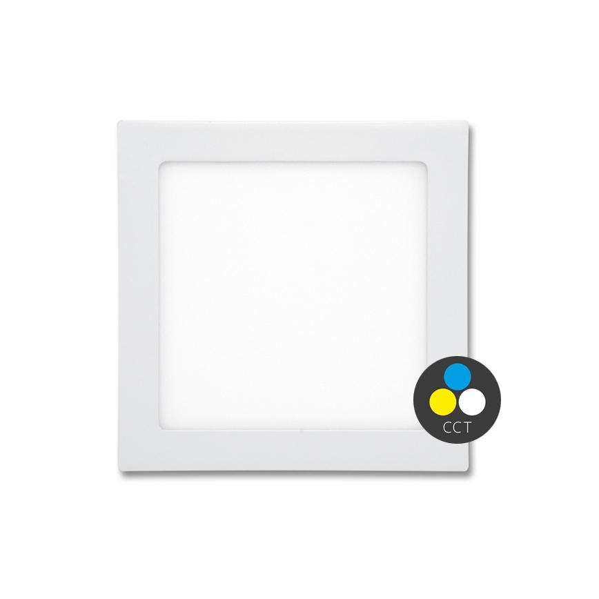 LED Süvistatav valgusti vannituppa RAFA LED/12W/230V 3000/4000/6000K 17x17 cm IP44 valge