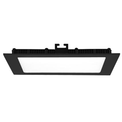 LED Süvistatav valgusti vannituppa RAFA LED/25W/230V 3000/4000/6000K 30x30 cm IP44 must