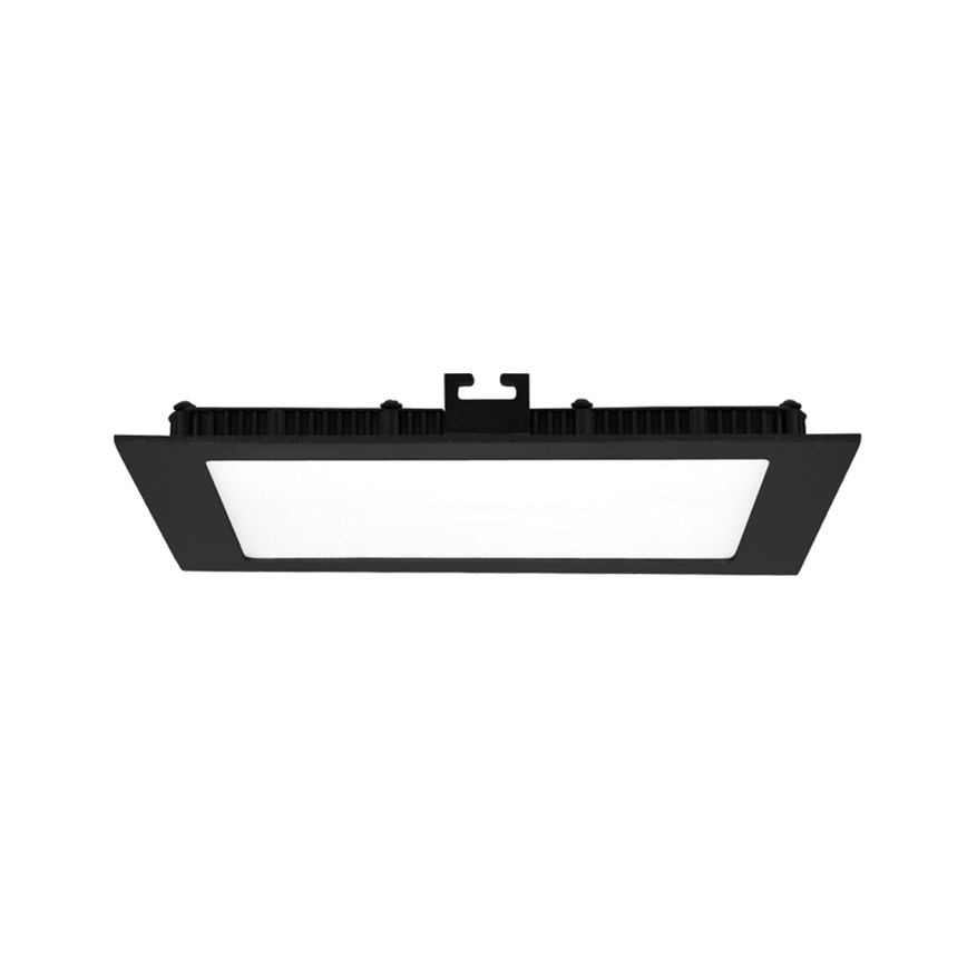 LED Süvistatav valgusti vannituppa RAFA LED/25W/230V 3000/4000/6000K 30x30 cm IP44 must