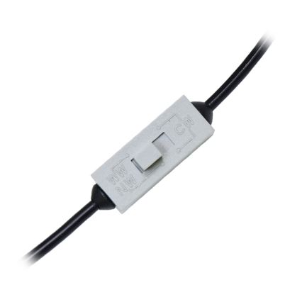 LED Süvistatav valgusti vannituppa RAFA LED/25W/230V 3000/4000/6000K 30x30 cm IP44 must