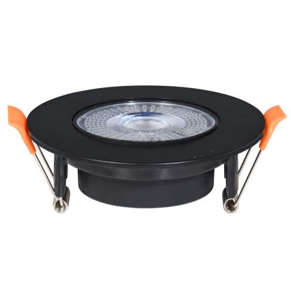 LED Hämardatav süvistatav valgusti ZITA LED/3/5/7W/230V 3000/4000/6000K d. 9 cm must