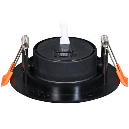 LED Hämardatav süvistatav valgusti ZITA LED/3/5/7W/230V 3000/4000/6000K d. 9 cm must