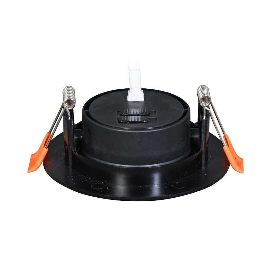 LED Hämardatav süvistatav valgusti ZITA LED/3/5/7W/230V 3000/4000/6000K d. 9 cm must