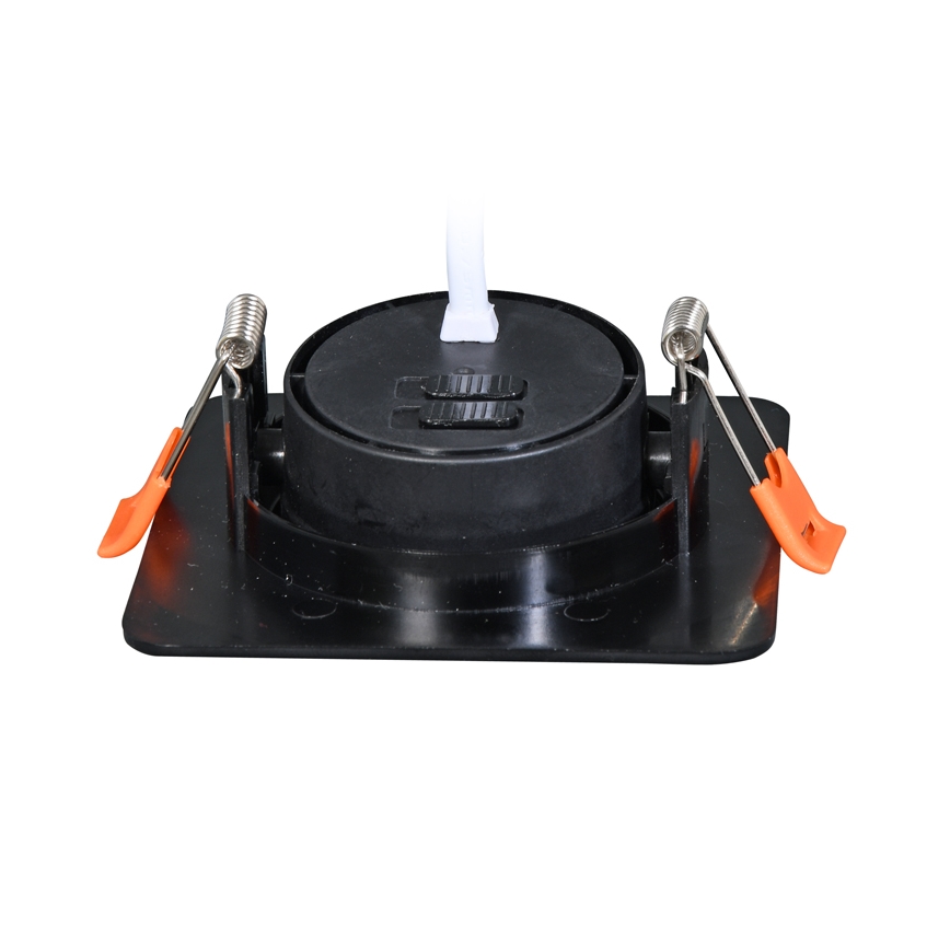 LED Hämardatav süvistatav valgusti KENT LED/3/5/7W/230V3000/4000/6000K 9x9 cm must