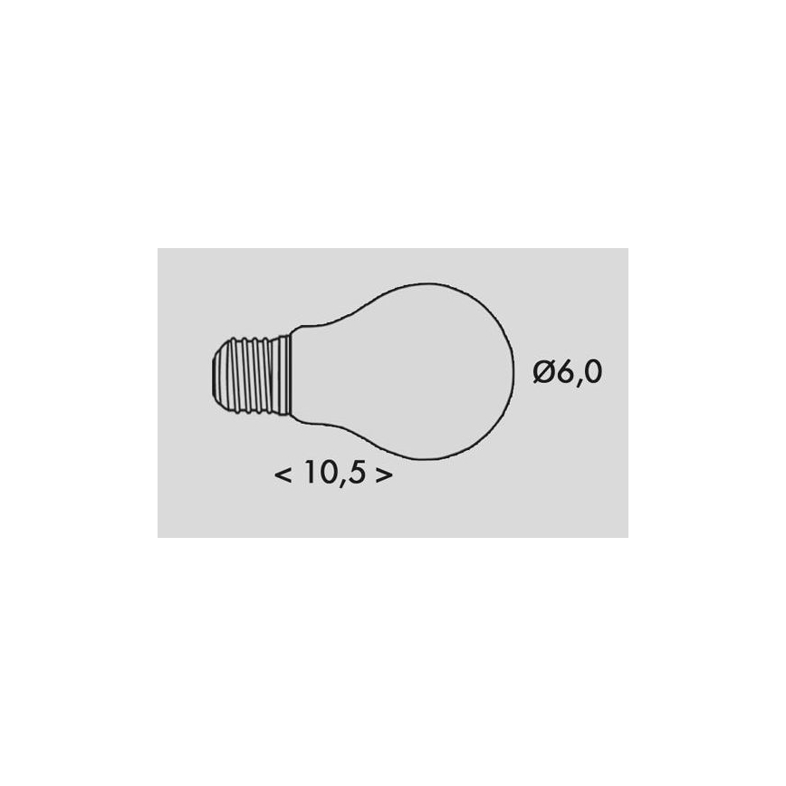 LED Pirn RETRO A60 E27/2,3W/230V 3000K 485lm