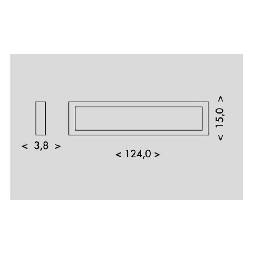 LED Laevalgusti PILO LED/36W/230V 4100K 124 cm valge