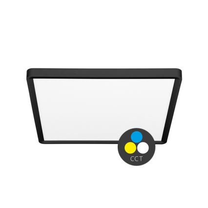 LED Laevalgusti TERY LED/24W/230V 3000/4000/6000K 30x30 cm IP40 must
