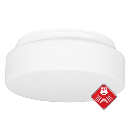 Väli laevalgusti anduriga HECTOR 1xE27/60W/230V d. 25 cm IP44 opaal valge