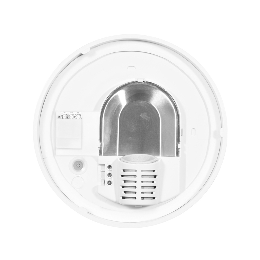 Väli laevalgusti anduriga HECTOR 1xE27/60W/230V d. 25 cm IP44 opaal valge