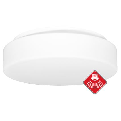 Väli laevalgusti anduriga HECTOR 1xE27/60W/230V d. 30 cm IP44 opaal valge