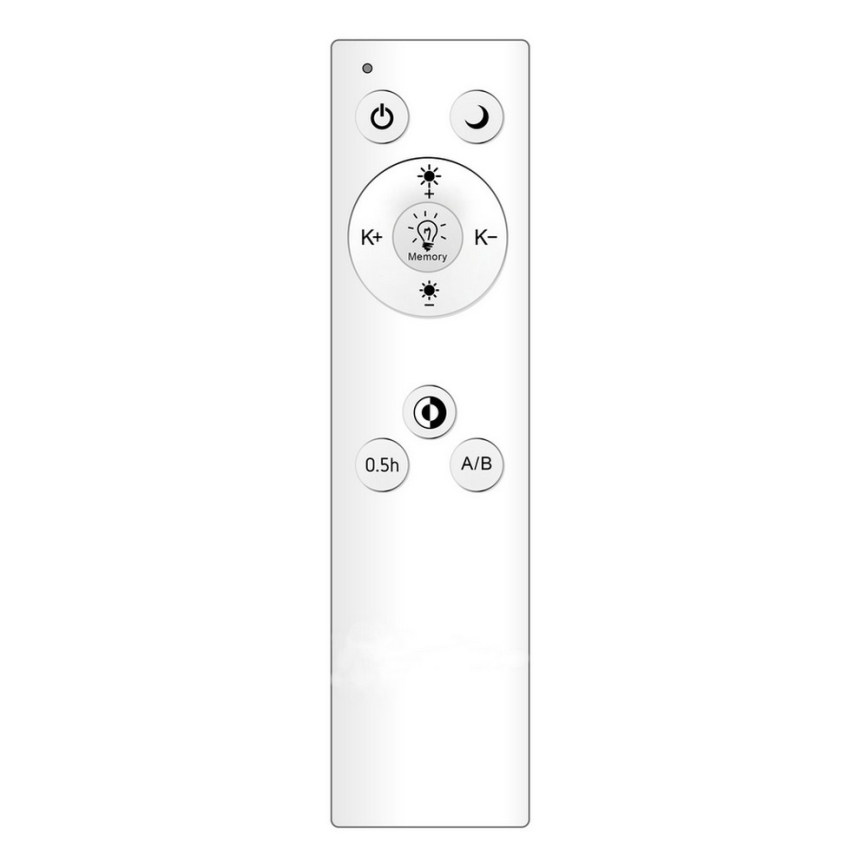 LED Hämardatav laevalgusti DONUT LED/80W/230V 3000-6500K ümmargune + pult
