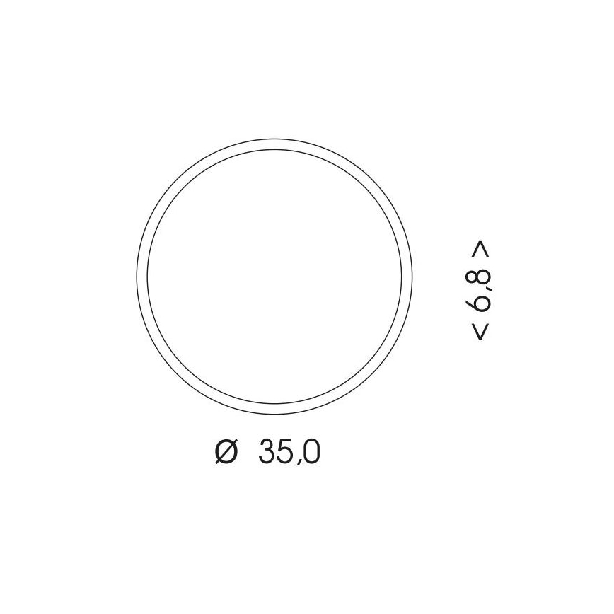 LEd Väli laevalgusti MARTIN LED/25W/230V 3000/4000K d. 35 cm IP65 valge