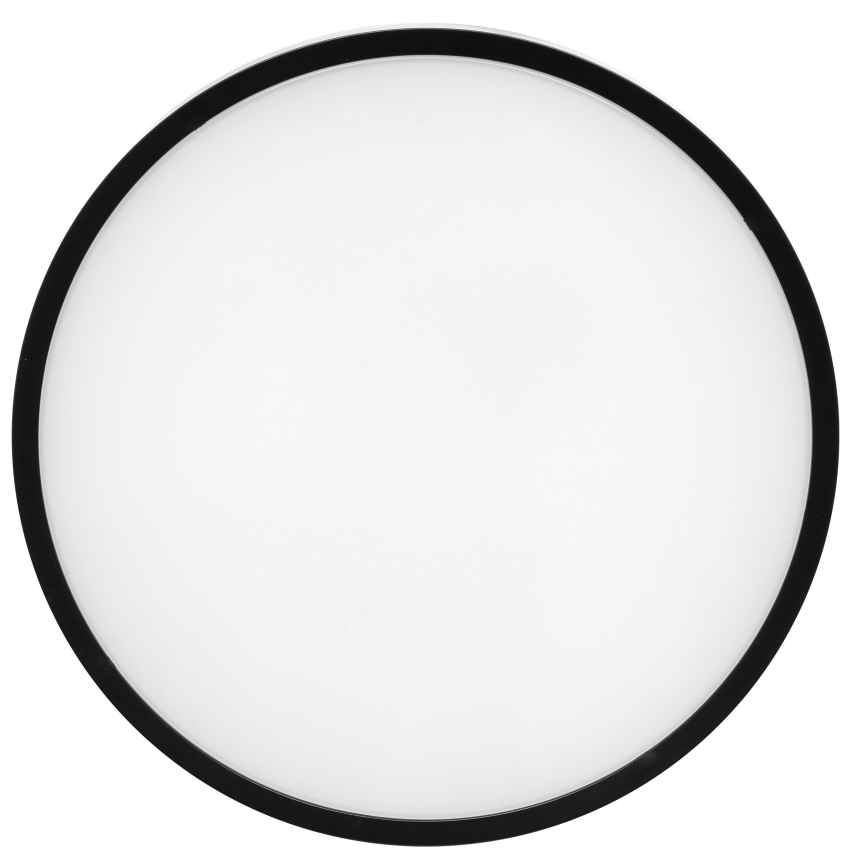 LEd Väli laevalgusti anduriga MARTIN LED/25W/230V 3000/4000K d. 35 cm IP65 must