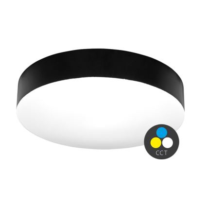 LED Laevalgusti vannituppa MAKARON LED/36W/230V 3000/4000/6000K d. 40 cm IP44 must