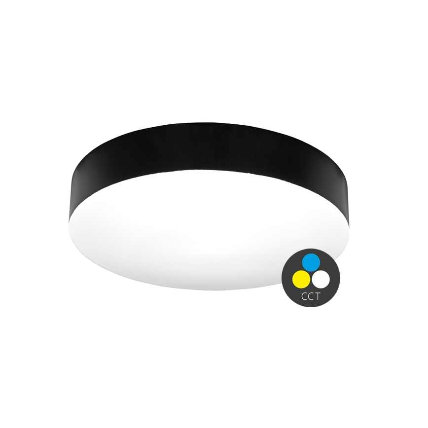 LED Laevalgusti vannituppa MAKARON LED/36W/230V 3000/4000/6000K d. 40 cm IP44 must