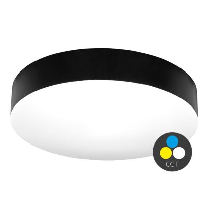 LED Laevalgusti vannituppa MAKARON LED/50W/230V 3000/4000/6000K d. 50 cm IP44 must